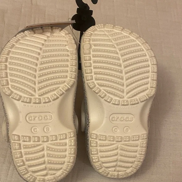 CROCS Kids Glitter Clogs - Shimmering Multicolor - Picture 6 of 7